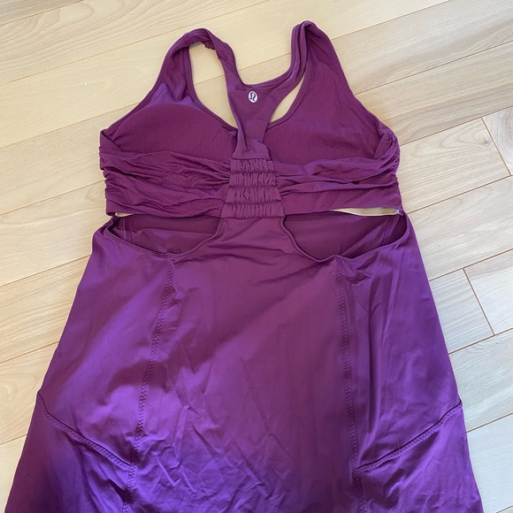 Purple Lululemon workout shirt - Picture 3 of 4